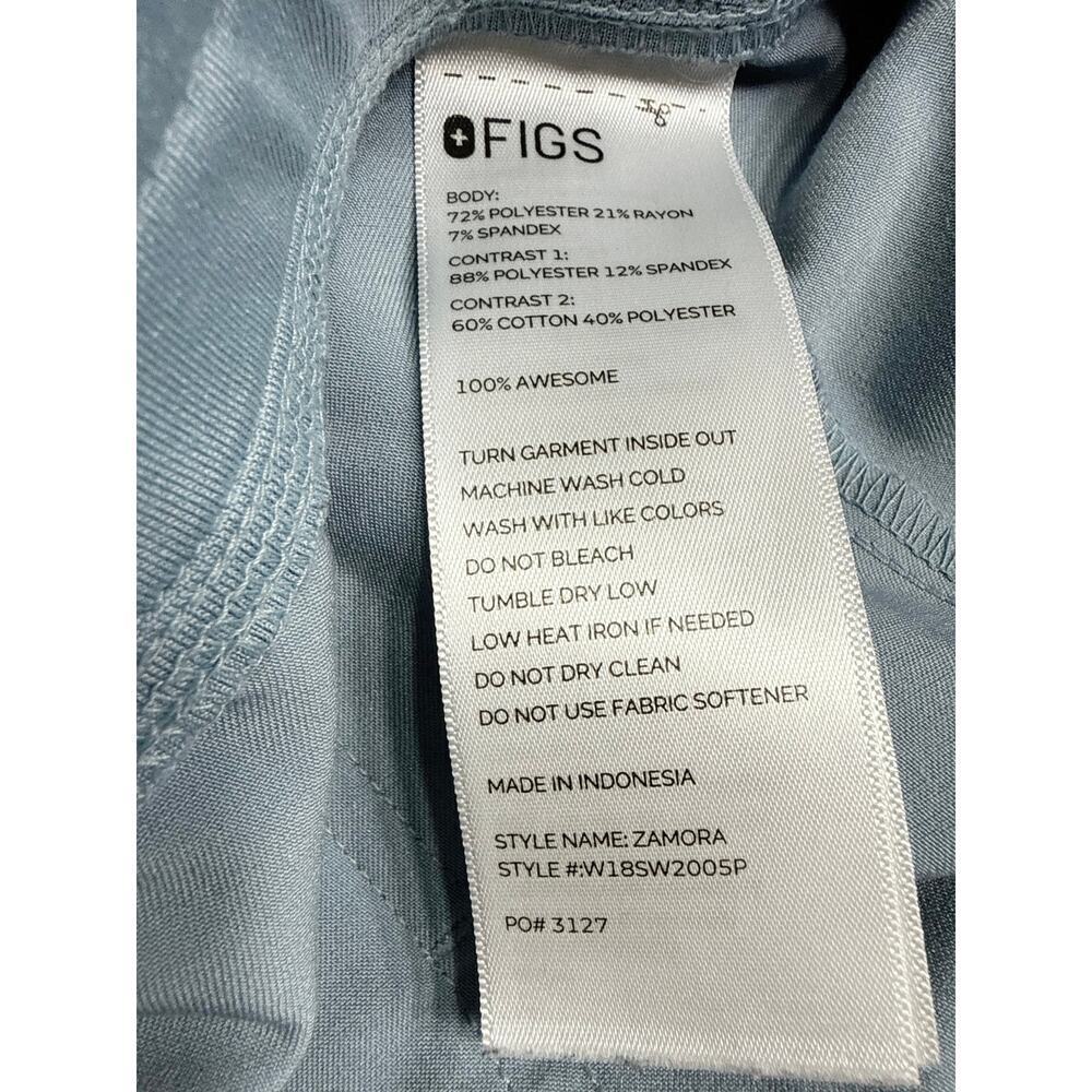 Figs Zamora Joggers Scrub Pants Womens Size XL/P Light Blue - Picture 7 of 7